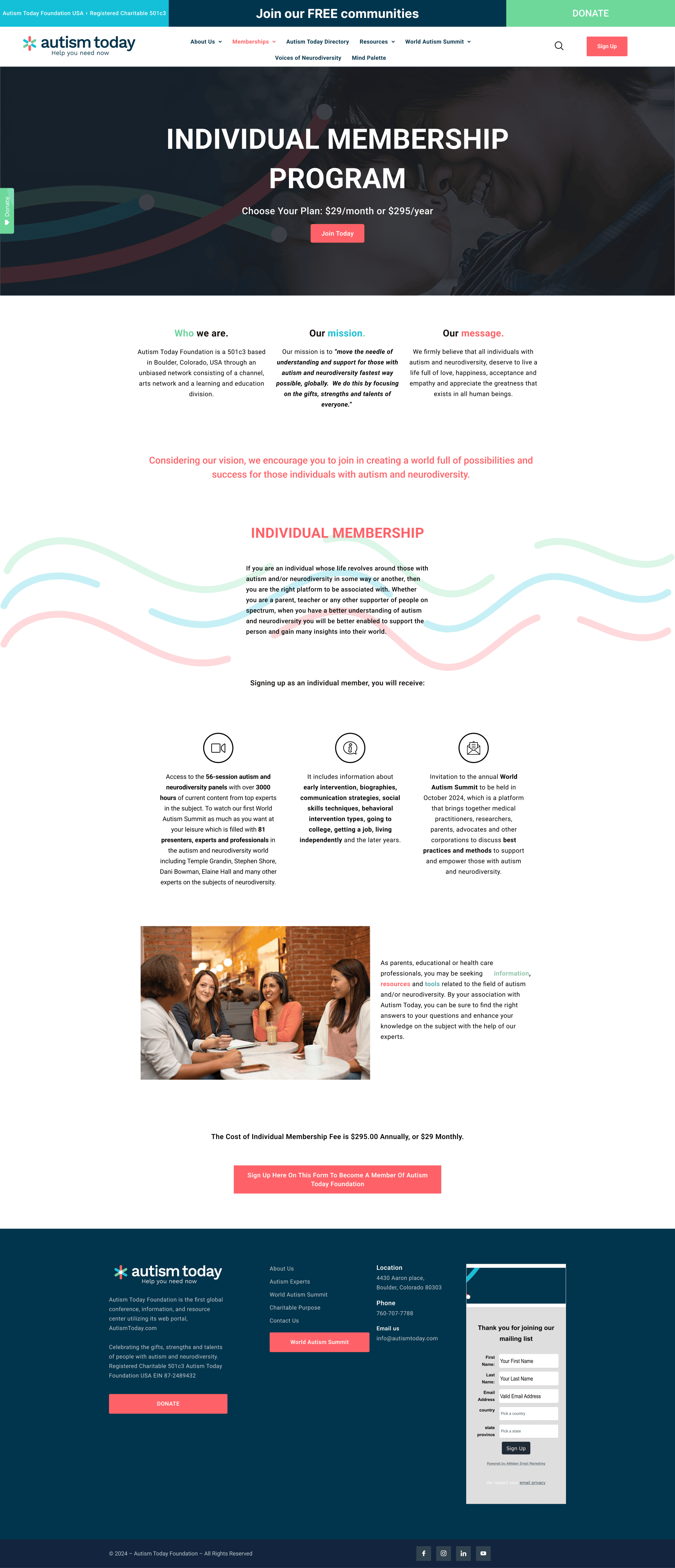 Individual membership - Avant