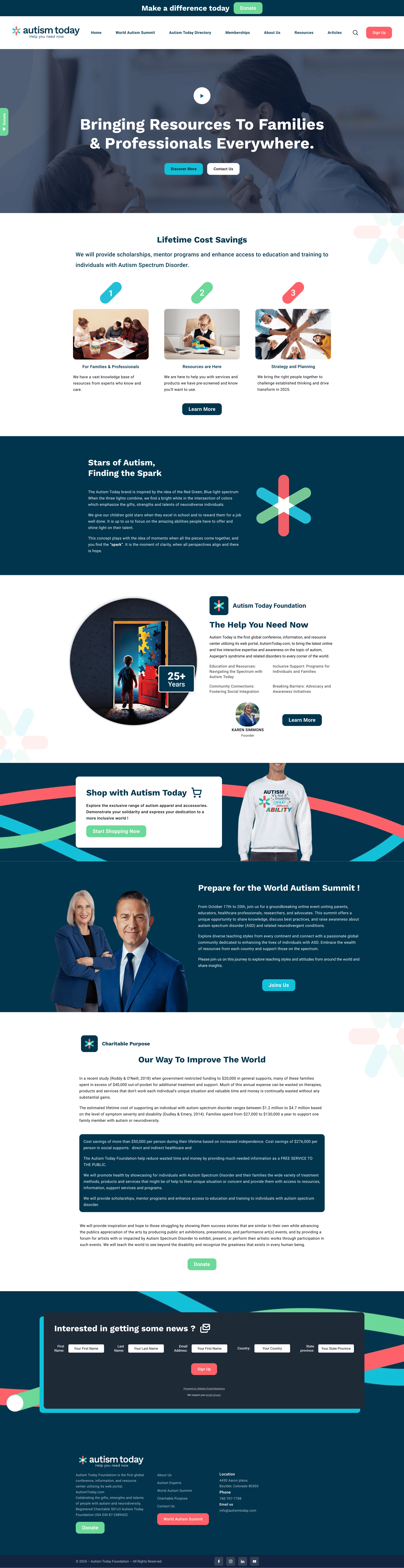 Landing page - Après