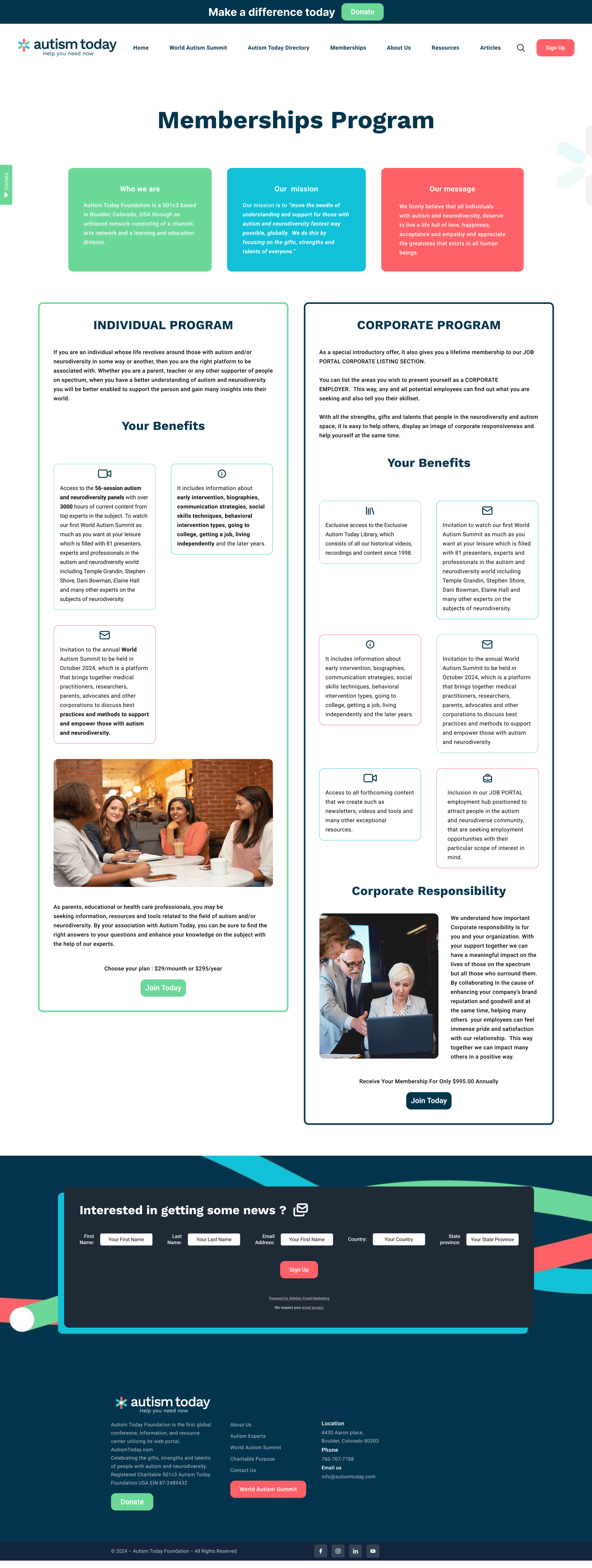 Memberships - Après