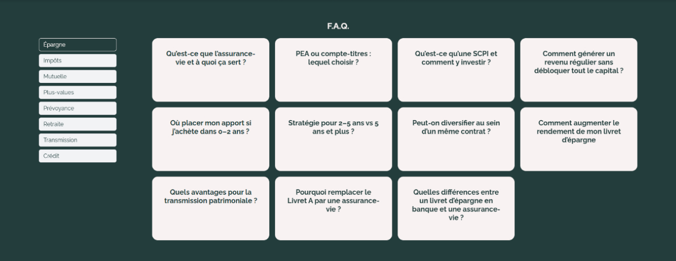 FAQ avant