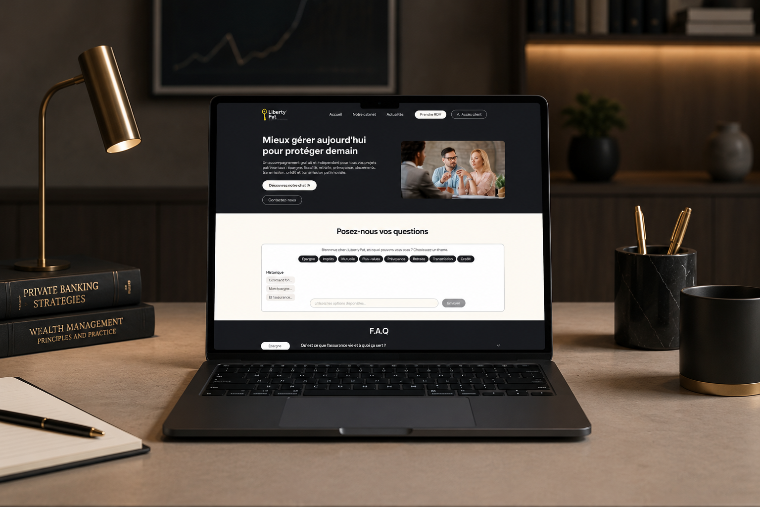 desktop homepage